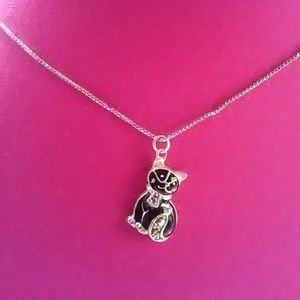 STERLING SILVER 🐱 CAT PENDANT NECKLACE